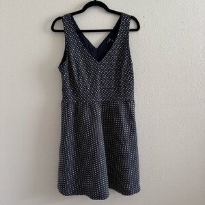 C. Luce Navy Blue Sleeveless Fit & Flare Dress Women’s Size L